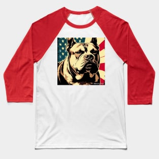 XL American Bully Pop Art Baseball T-Shirt